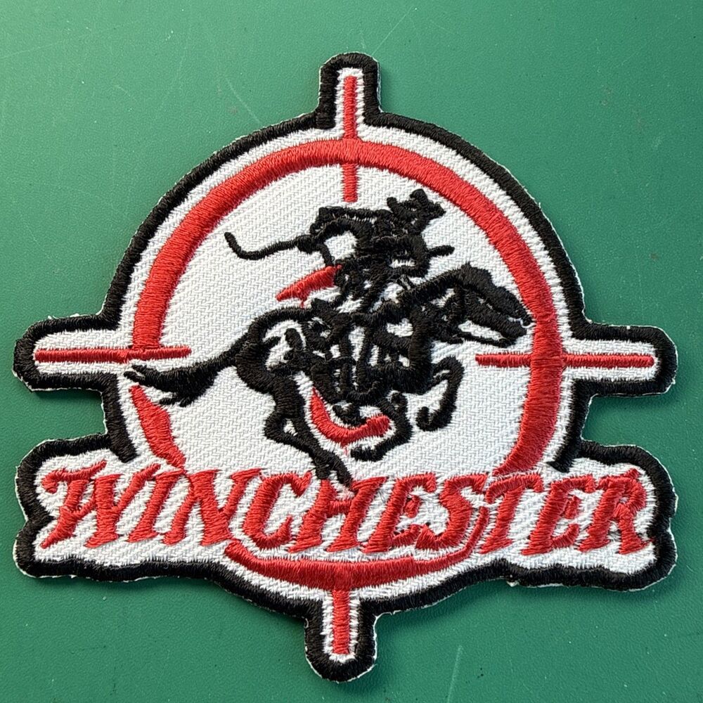 NOS WINCHESTER Patch Iron On Embroidered 1873 1894 Rifle Firearm Gun SXP SX4